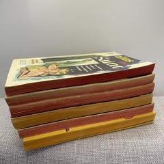 The Saint 6 book lot by Leslie Charteris Vintage 1930s 40s Paperbacks Avon