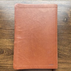 NKJV Holy Bible Super Giant Print Reference Edition Red Letter Leather Worn