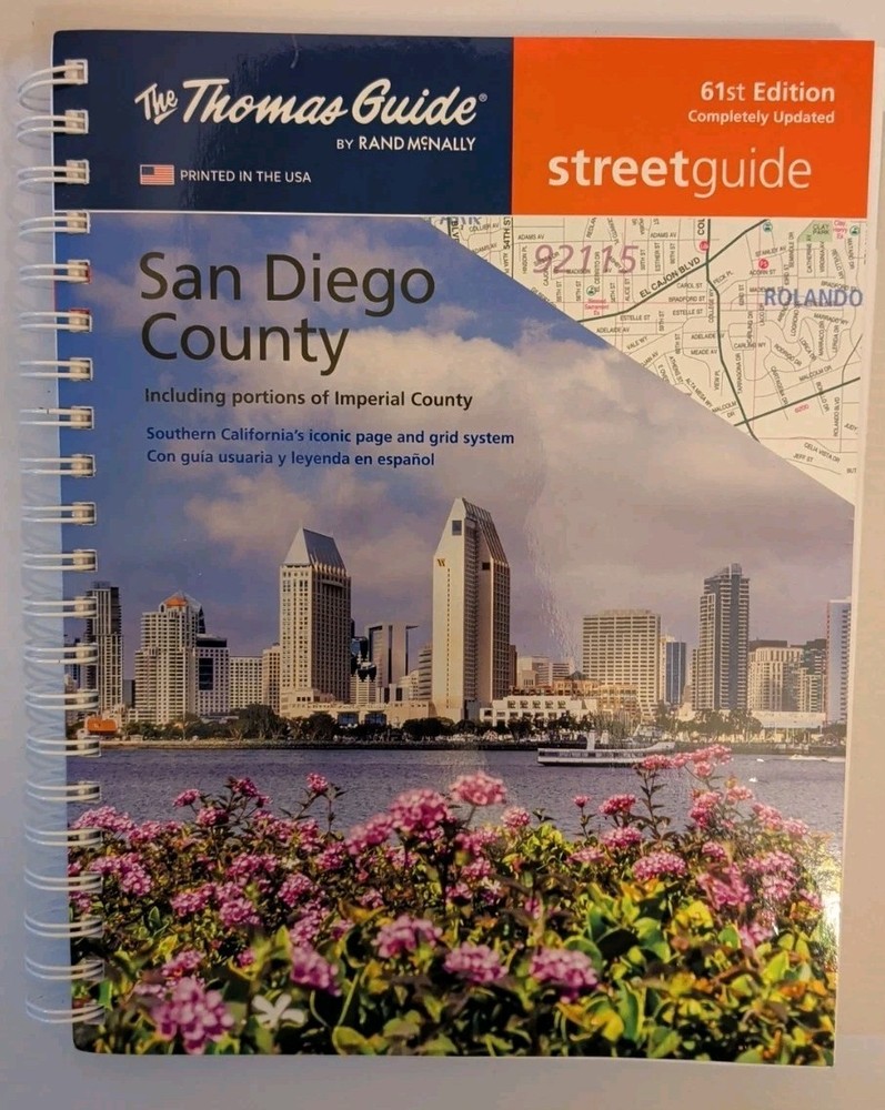 Thomas Guide San Diego County 61st Edition April 2022