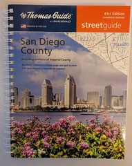 Thomas Guide San Diego County 61st Edition April 2022