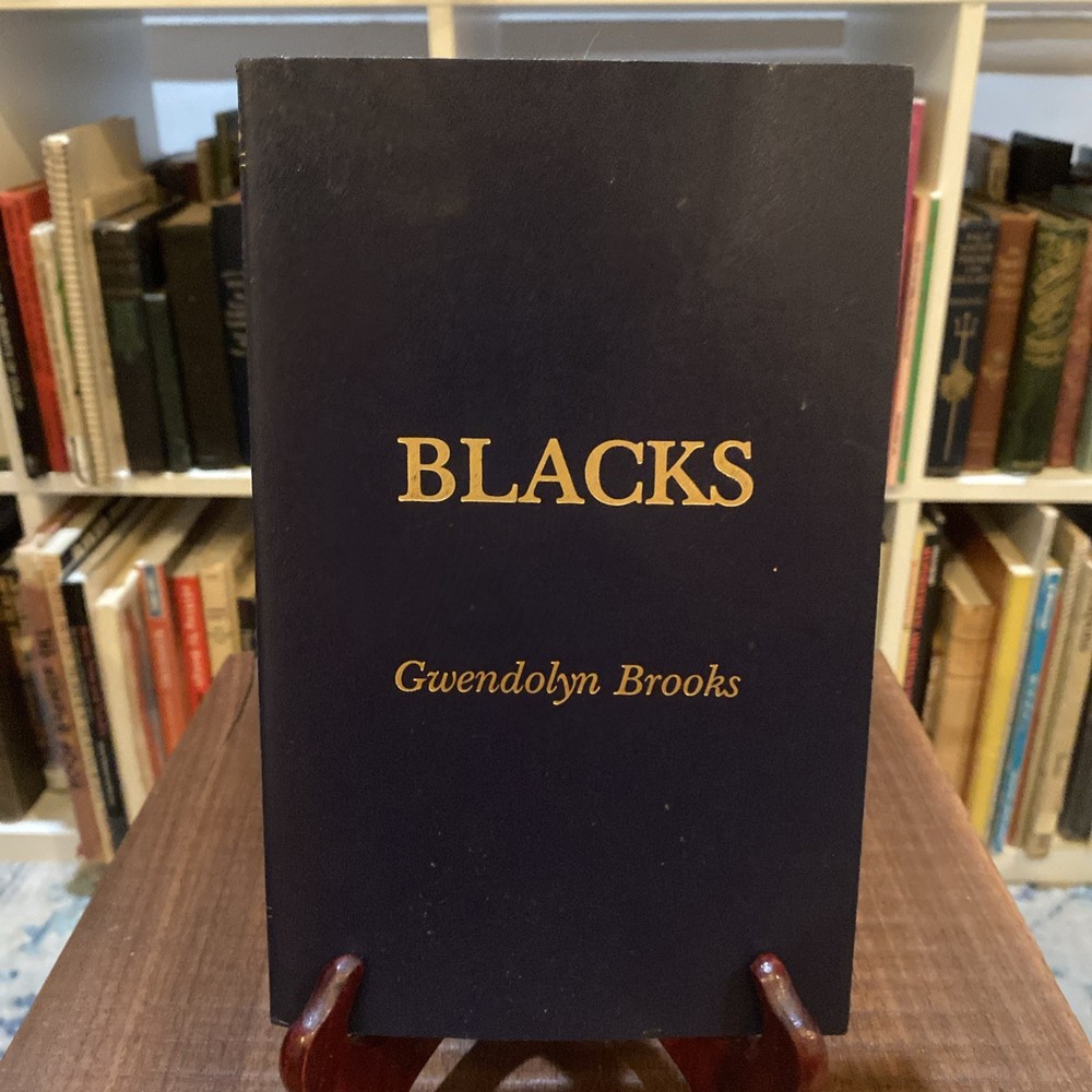 SIGNED BY GWENDOLYN BROOKS 1988 ~ Blacks ~ PB Poetry Rare Autographed READ