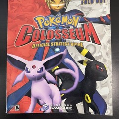 Nintendo GameCube Pokemon Colosseum Official Brady Games Strategy Guide W Poster