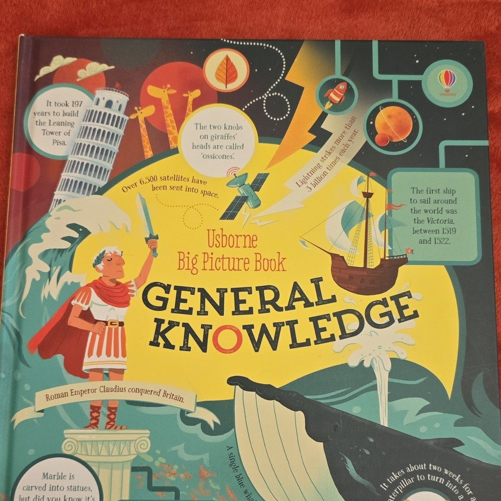 Usborne Big Picture Book General Knowledge Hardcover Illustrated English