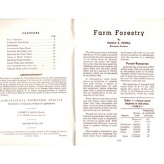 Farm Forestry Extension Service Circular 459 1953 Paperback