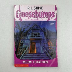Goosebumps Welcome To Dead House Book RL Stine 1992 Unnumbered 1st Edition Print
