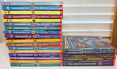 22 PC ANIMORPHS MEGAMORPHS ANDALITE CHRONICLES PAPERBACK BOOKS LOT APPLEGATE (K)