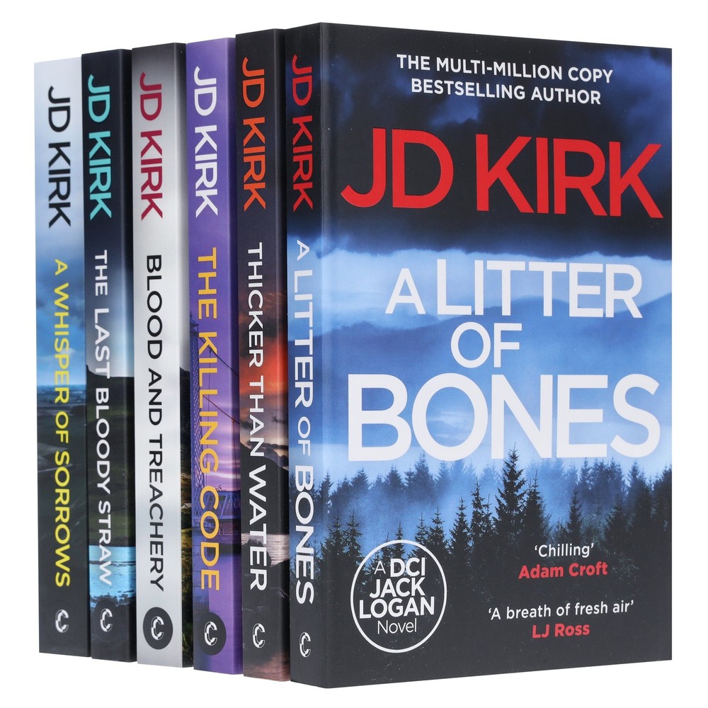 DCI Logan Crime Thrillers Series by JD Kirk 6 Books (Book 1-6) – PB