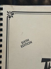VTG Real Book Volume I Sixth Edition C Instruements by Hal Leonard 2004