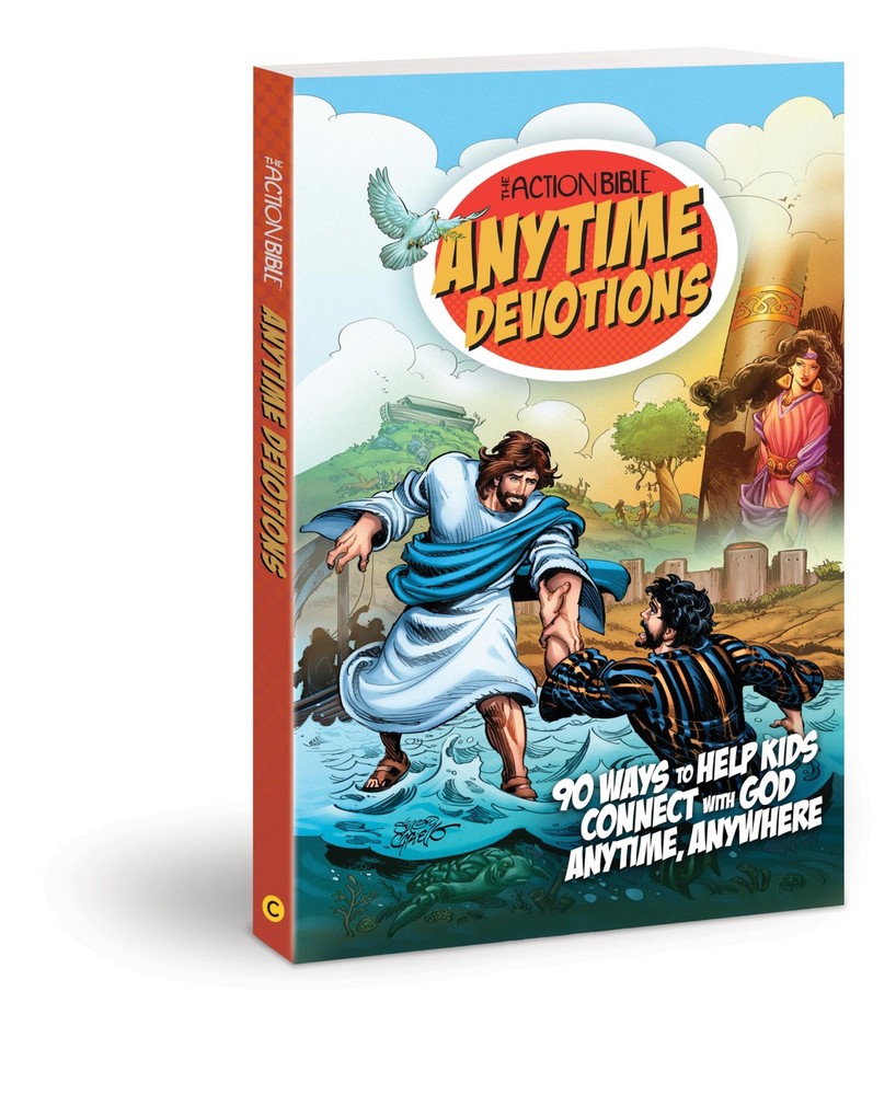 The Action Bible Anytime Devotions: 90 Ways to Help Kids Connect with God An…