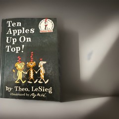 Ten Apples Up On Top! Hardcover by Theo LeSieg, Roy McKie, FIRST EDITION 1961