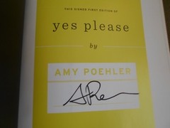 AMY POEHLER SIGNED – YES PLEASE – First Hardcover Limited Edition NEW SNL