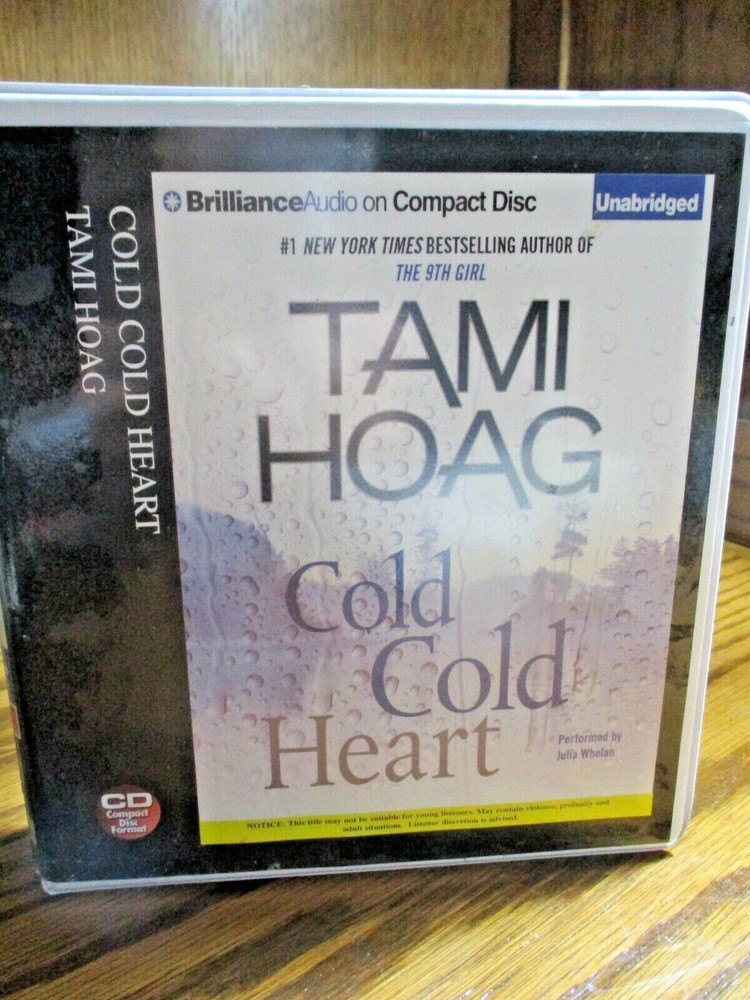 AUDIOBOOK: 'Cold Cold Heart’ By Tami Hoag (12.25 hrs/10 CDs) Ex-Lib Novel D20