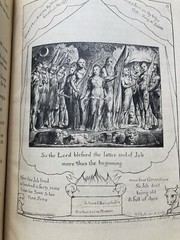 WILLIAM BLAKE THE BOOK OF JOB 22 ENGRAVINGS LETTERPRESS 1927 ART RELIGION BIBLE