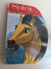 Spirit and Rain a giant shaped Board Book Kathleen Duey stallion of the cimarron