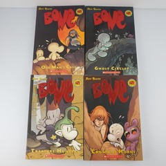 Jeff Smith Volumes 1-9 Bone Comic Series Graphix Scholastic Books Lot Graphic