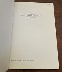 Summary Illustrated Catalogue of Pictures, Wallace Collection, 1979