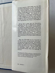 FLYING CORPS HEADQUARTERS 1914-1918 by Maurice Baring 1968 HC/DJ