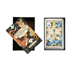 Woodland Wardens: 52-Card Oracle Deck & Guidebook by Jessica Roux Pre-Owned