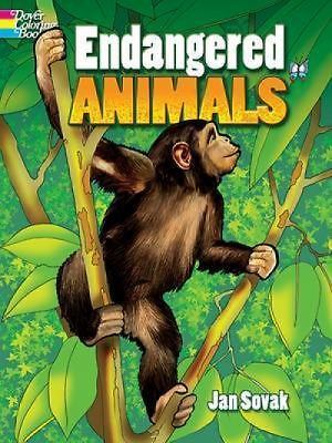 Endangered Animals Coloring Book by Sovak, Jan