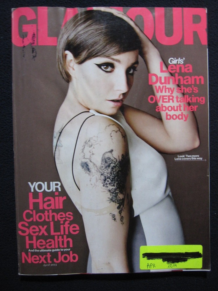 Glamour Magazine April 2014 Lena Dunham