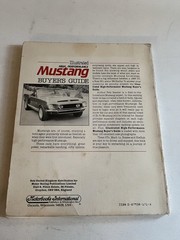 High-Performance Ford Mustang Buyer’s Guide 1983 Peter Seesler Motorbooks Good