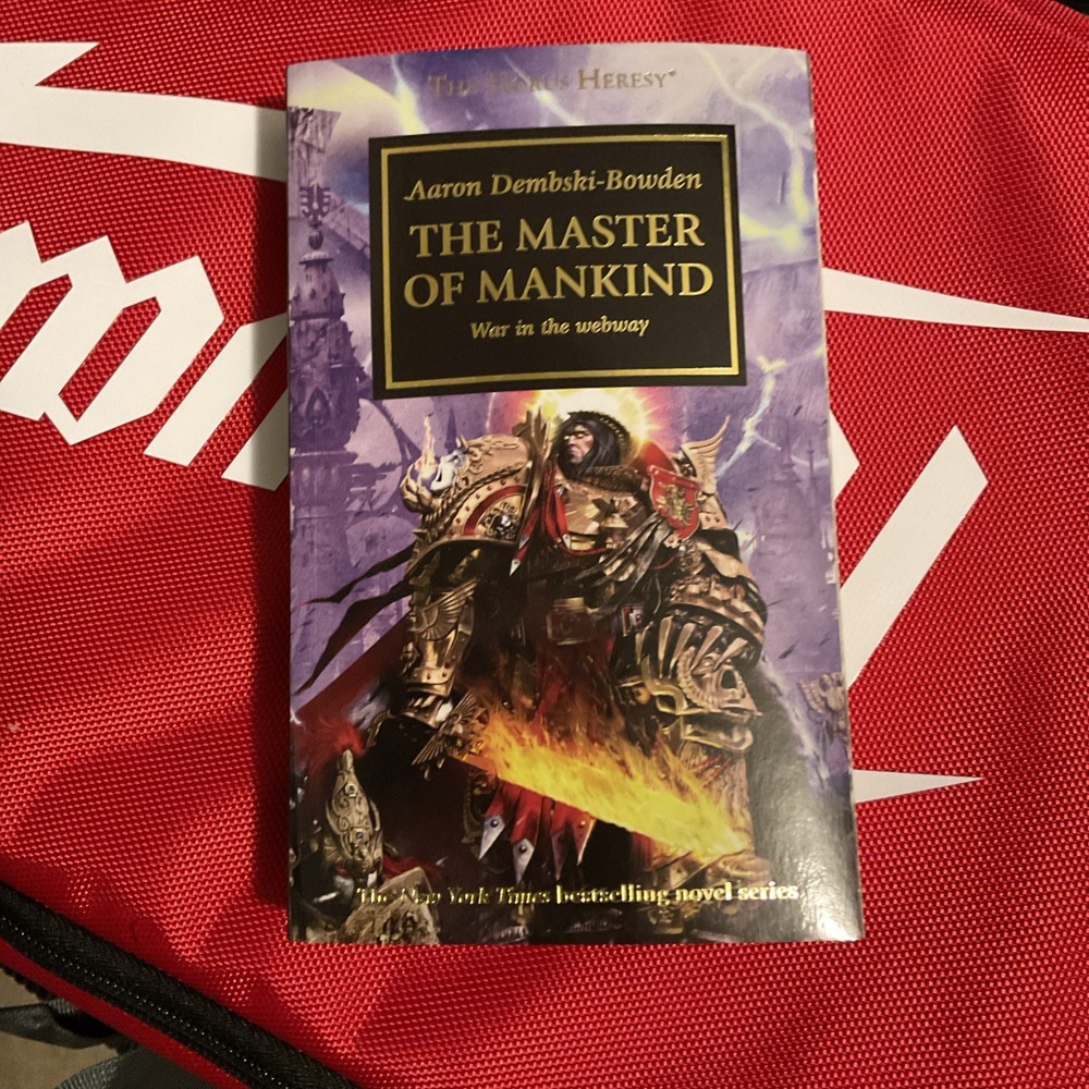 THE MASTER OF MANKIND HORUS HERESY Warhammer 40k NEW mass trade paperback