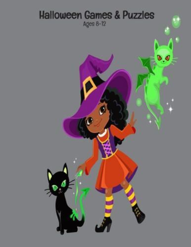 Halloween Games & Puzzles Ages 8-12: Connect The Dots – Spot The Difference -…
