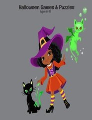 Halloween Games & Puzzles Ages 8-12: Connect The Dots – Spot The Difference -…