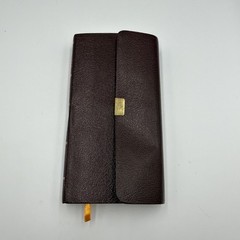 Holy Bible King James Version Barbour 2003 Burgundy Mini Leather Bound Pocket