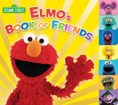 Elmo’s Book of Friends (Sesame Street) (Sesame Street (Random House)) – GOOD