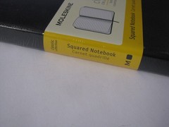 Moleskine Classic Black Hardcover Squared Notebook 240 Pages 5” x 8-1/4” SEALED