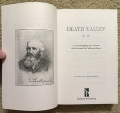 DEATH VALLEY IN ’49: AN AUTOBIOGRAPHY BY WILLIAM LEWIS MANLY 2016 SKYHORSE TPB