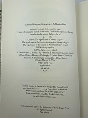 History, Frontier, and Section: Three Essays by Turner, Frederick Jackson