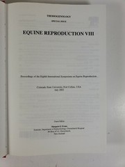 Equine Reproduction VIII Margaret J. Evans (Editor) 8th International Symposium