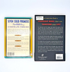 Lead Like Jesus & 7 Promises of a Promise Keeper 2 Books Hardback Dust Jackets