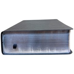 NIV Study Bible by Zondervan 2011 Black Leather with Silver Gilded Edges