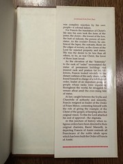St. Francis of Assisi by Raoul Manselli 1988 HC/DJ CATHOLICISM SAINTS CHRISTIAN
