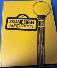 Vintage 1971 Sesame Street Song Book Hardcover Simon & Schuster CTW Joe Raposo