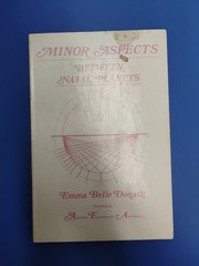 ASTROLOGY MINOR ASPECTS BETWEEN NATAL PLANETS, EMMA BELLE DONATH, AFA 1982