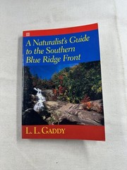 Naturalist’s Guide Southern Blue Ridge Front Gaddy 2000 1st Ed. SC Press Hiking