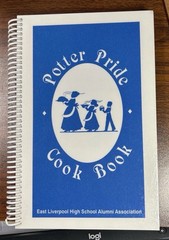 Potter Pride Cook Book E Liverpool Ohio HS alumni 1995 1st print 210 pages VTG