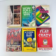 Lot of 6 Paperback Mystery Novels Multiple Titles & Authors