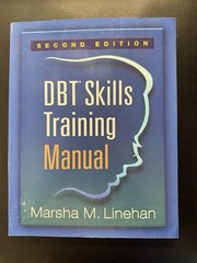 DBT Skills Training Manual Paperback by Marsha M. Linehan 2nd Edition—NO NOTES