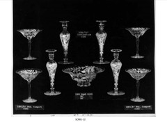 Libbey ^Redux^ American Brilliant Cut Glass and engraved catalog/book Amberina