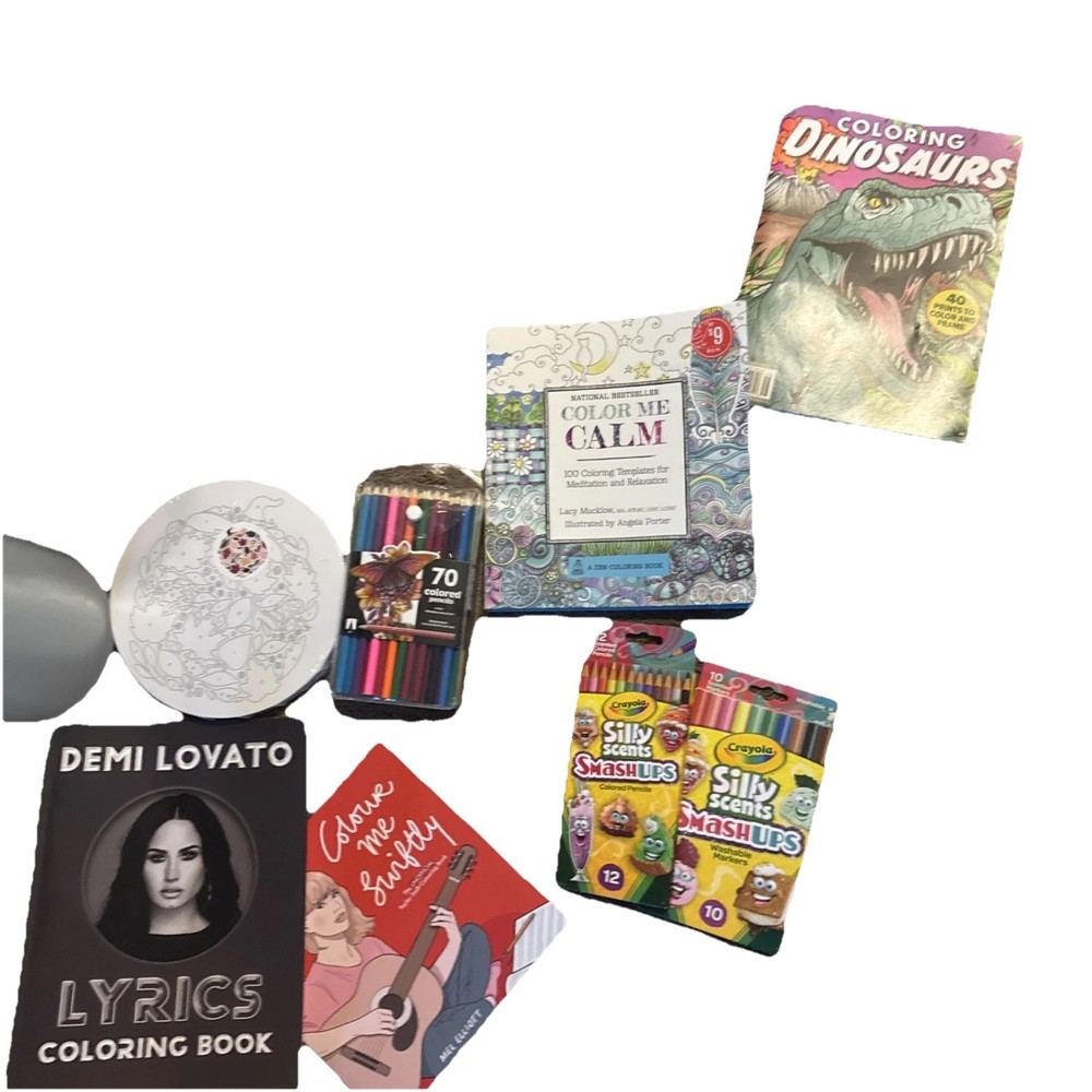 Variety Adult Coloring Books Pencil ETC
