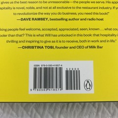 Unreasonable Hospitality Will Guidara Hardcover Business Leadership Customer Ser