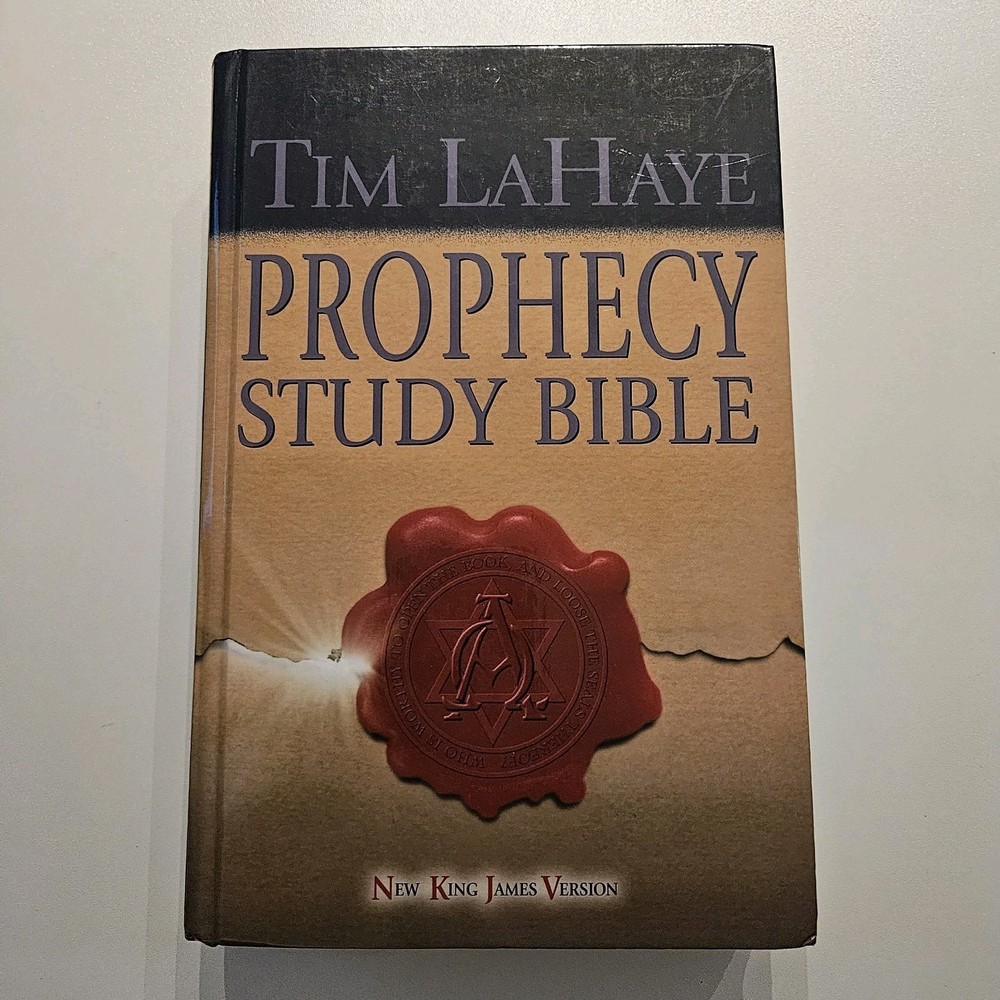 Prophecy Study Bible by Tim Lahaye (2004, Hardcover)
