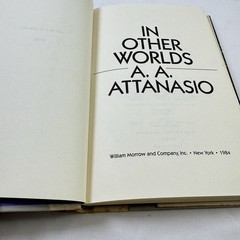 AA ATTANASIO 1st Ed Book Lot BEASTMARKS In Other Worlds RADIX William Morrow