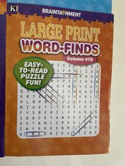 Lot Of 4 Kappa Large Print Word Search Word-Finds Books NEW Free Shipping 475-78