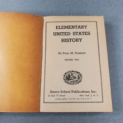Elementary United States History Paul M Roberts 1961 Revised Amsco